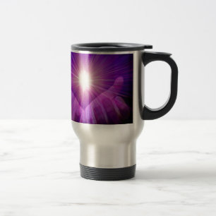 violette Flamme Reisebecher