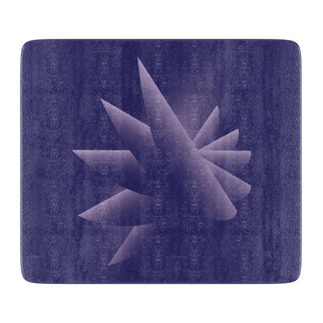 Violette Flügel Schneidebrett (Vorderseite)
