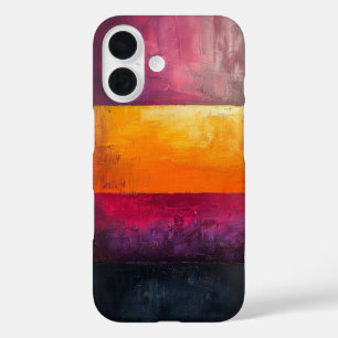 Violette Glut Felder iPhone 16 Hülle