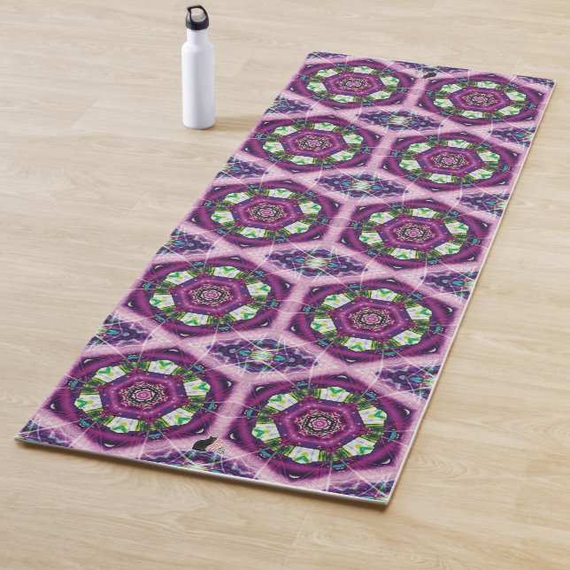Violette Kaleids Yoga Mat Yogamatte (Beispiel)