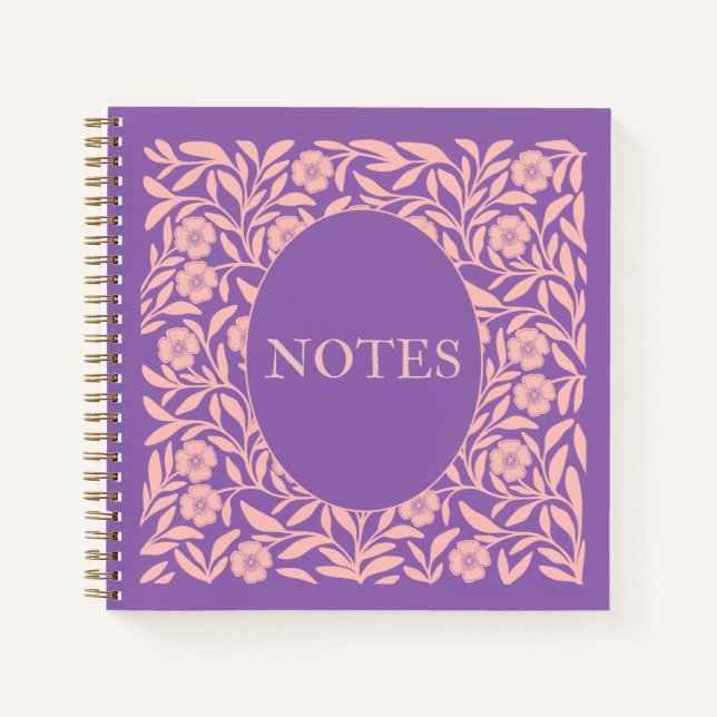 Violette Meere Notizbuch (Vorderseite)