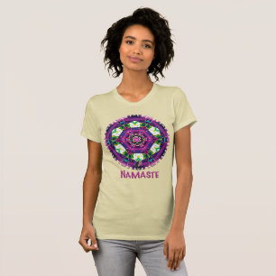 Violette Namaste Kaleidoskop T-Shirt