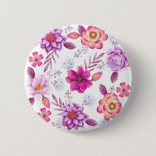 Violette Rose Button