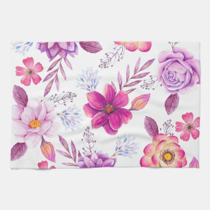 Violette Rose Geschirrtuch