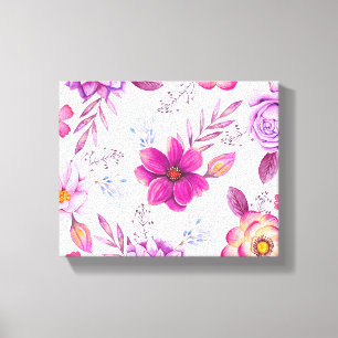 Violette Rose Leinwanddruck