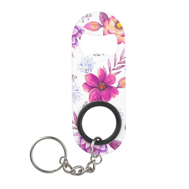 Violette Rose Mini Flaschenöffner (Vorderseite)
