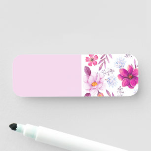 Violette Rose Namensschild