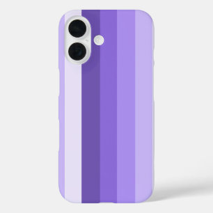 Violette Schattenstreifen iPhone 16 Hülle