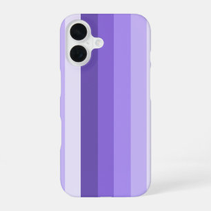 Violette Schattenstreifen iPhone 16 Hülle