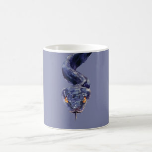 Violette Schlange Kaffeetasse