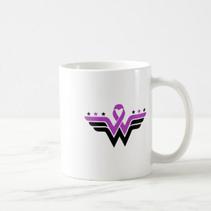 Violette Schleife Überdosis-Bewusstseins-Krieger-U Kaffeetasse