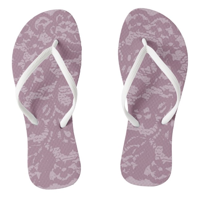 Violette Spitze Flip Flops (Fußbett)