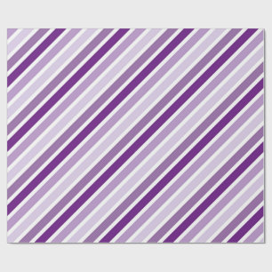 violette Streifen Geschenkpapier