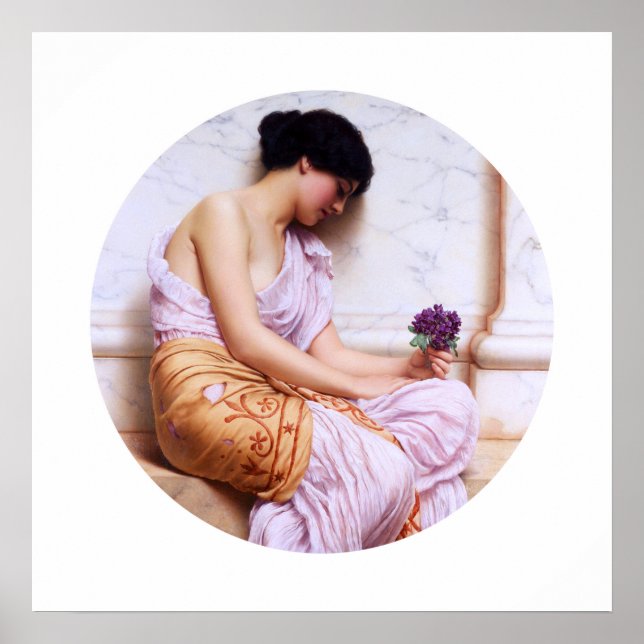 Violette, Süßviolette c1908 Poster (Vorne)