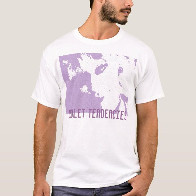 Violette Tendenzen T-Shirt (Vorderseite)