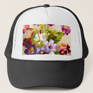 Violette Truckerkappe