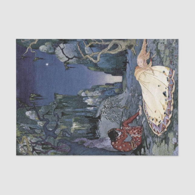 Violette willentlich von Virginia Sterrett zugesti Seidenpapier (Vorderseite)