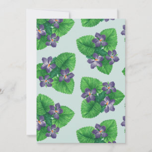 Violetten auf blauem Meerglas