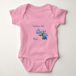 Violetten sind blau... Baby Bodysuit Strampler