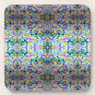 Violetten und Lampen Getränkeuntersetzer