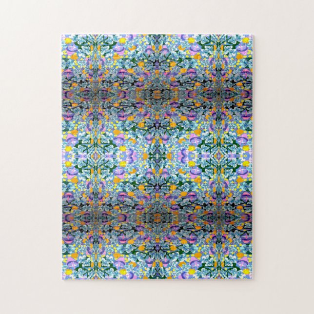 Violetten und Lampen Puzzle (Vertikal)