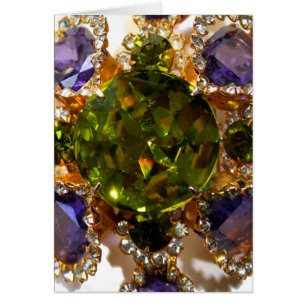 Violetter Amethyst Diamanten Smaragd-Schmuck
