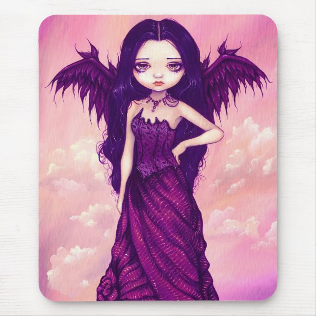 "Violetter Engel" Mousepad (Vorne)