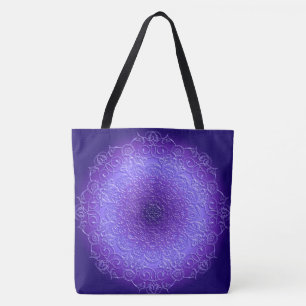 Violetter Gradienten-Mandala