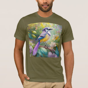 Violetter Haubenjay-Fantasievogel T-Shirt