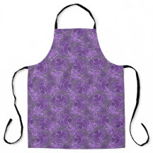 Violetter Paisley-Damask-Blumenmuster-Ethno-Stil