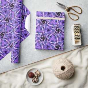 Violetter Puls Geschenkpapier