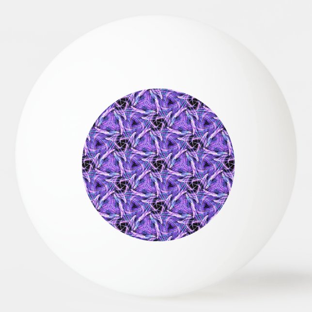 Violetter Puls Tischtennisball (Vorderseite)