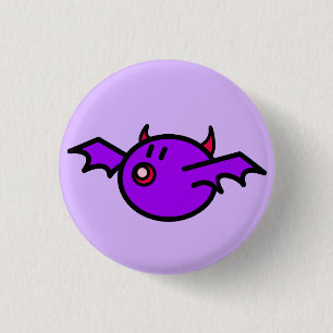 Violetter Schläger Button