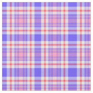 Violettes blaues und rosa kariertes stoff