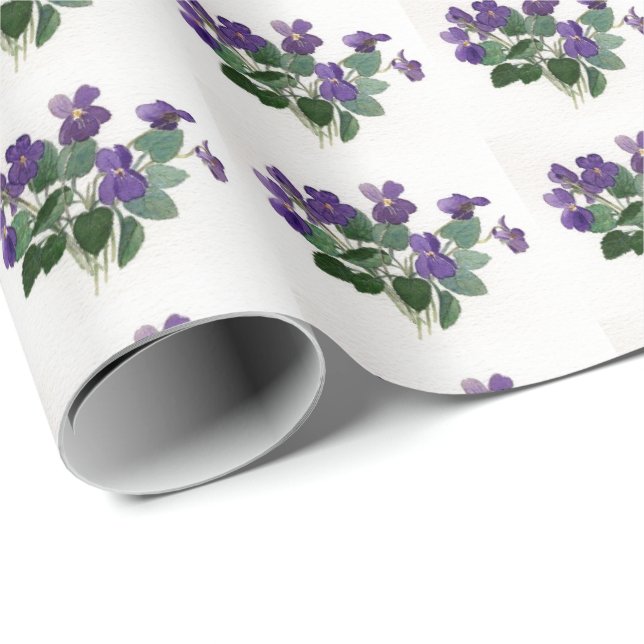 Violettes einwickelnpapper geschenkpapier (Rolleneckpunkt)