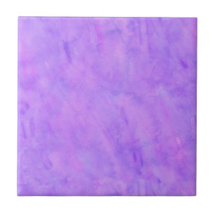 Violettes lila Watercolor-Beschaffenheits-Muster Fliese