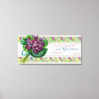 Violettes Soap LabelParis, Frankreich