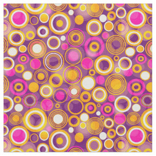 Violettes Tupfen-Muster Stoff