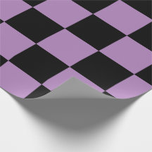 Violettes und schwarzes Karomuster