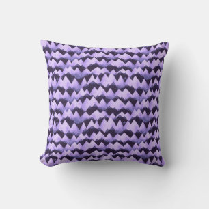 Violettgebirge Wasserfarben-Kissen Kissen