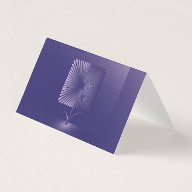 Violettquadrat Blume (Vorderseite)