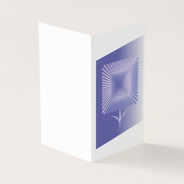 Violettquadrat Blume (Vorderseite)