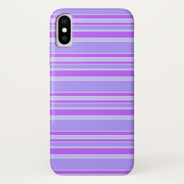 Violettstreifen Case-Mate iPhone Hülle (Rückseite)