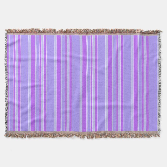 Violettstreifen Decke (Vorderseite)