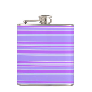 Violettstreifen Flachmann