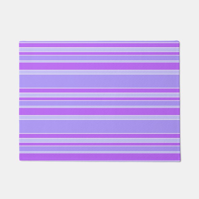 Violettstreifen Fußmatte (Vorderseite)