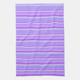 Violettstreifen Geschirrtuch