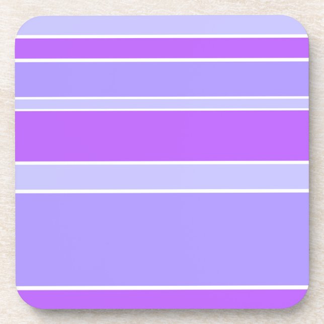 Violettstreifen Getränkeuntersetzer (Vorderseite)