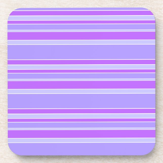 Violettstreifen Getränkeuntersetzer (Vorderseite)