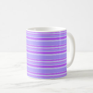 Violettstreifen Kaffeetasse